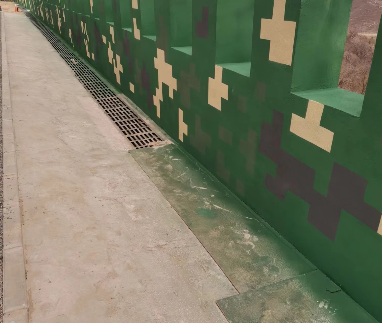 商丘围墙迷彩喷涂,数迷彩漆